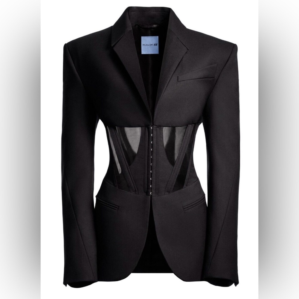 Mugler H&M Corset- Blazer